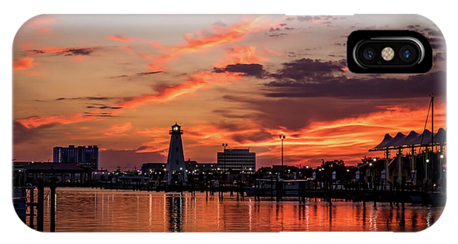 Landscape iPhone X Case featuring the photograph Harbor Sunset by JASawyer Imaging
