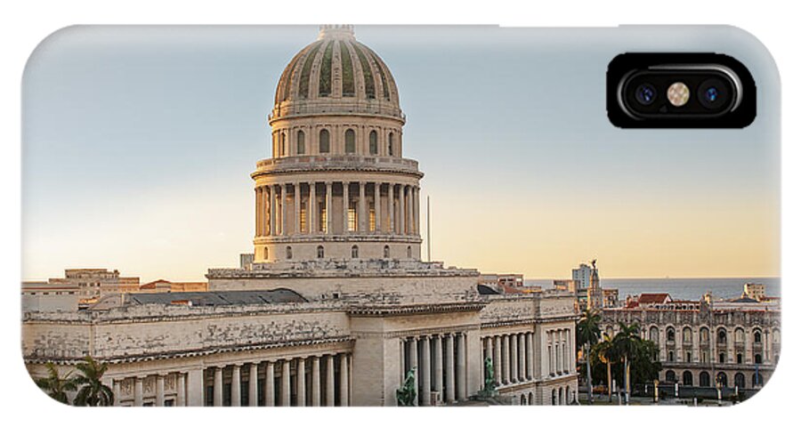 Capitolio iPhone X Case featuring the photograph Havana Capitolio by Jose Rey