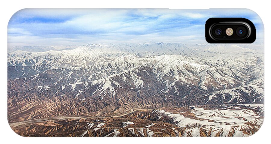 Central Asia iPhone X Case featuring the photograph Hindu Kush Snowy Peaks by SR Green