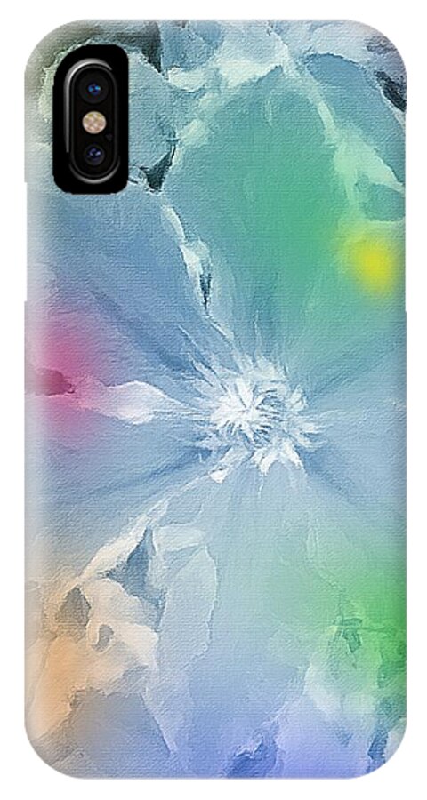 Merry Christmas iPhone X Case featuring the photograph Holiday Lights by Diane Lindon Coy