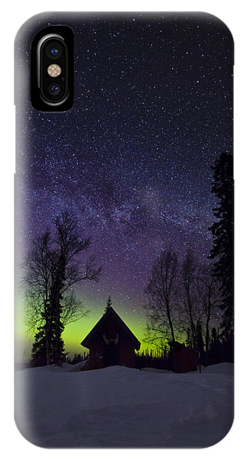 Alaska iPhone X Case featuring the photograph Homestead by Ed Boudreau