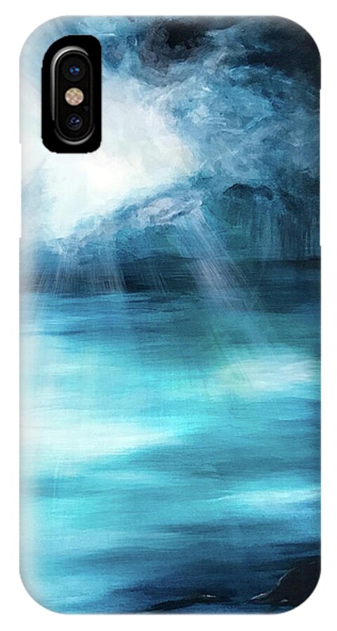 Hope iPhone X Case featuring the painting Hope by Michelle Pier