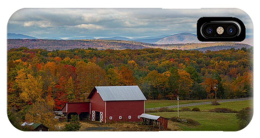Autumn iPhone X Case featuring the photograph Hudson Valley NY Fall Colors by Susan Candelario