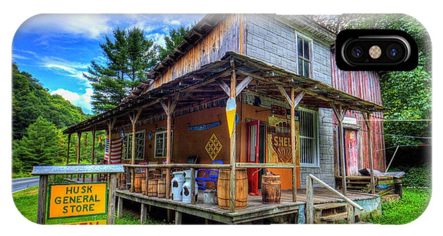 Old General Store iPhone X Case featuring the photograph Husk General Store by Dale R Carlson