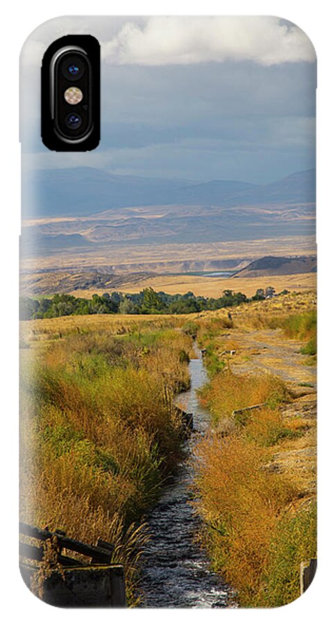 Idaho iPhone X Case featuring the photograph Idaho Stream by Dart Humeston