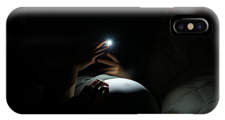 People iPhone X Case featuring the photograph Illumination by David Ralph Johnson
