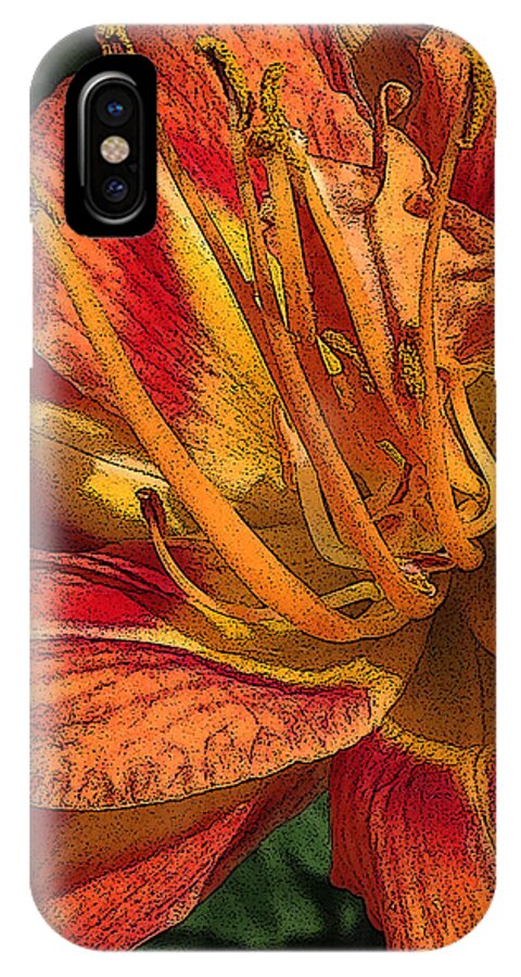 Flowers iPhone X Case featuring the digital art Images on the Mind by Jeff Iverson
