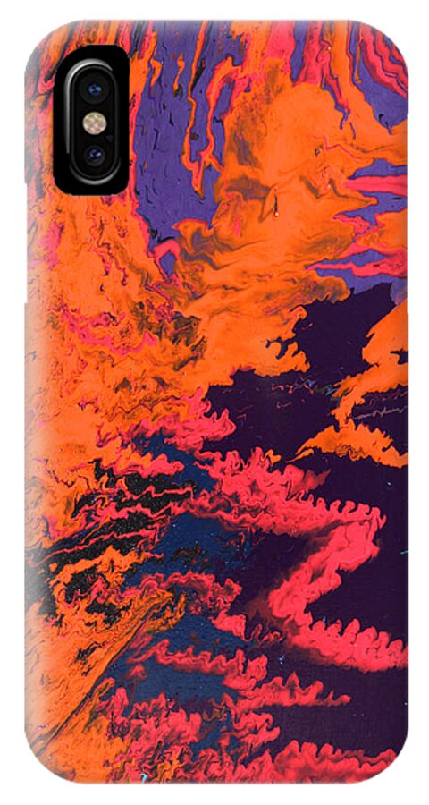 Fusionart iPhone X Case featuring the painting Initiative by Ralph White
