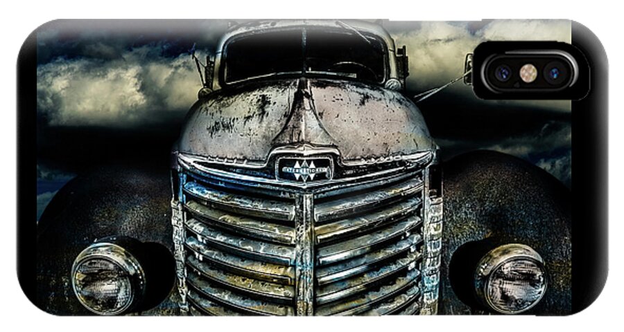 Defiance iPhone X Case featuring the photograph International Truck 7 by Michael Arend