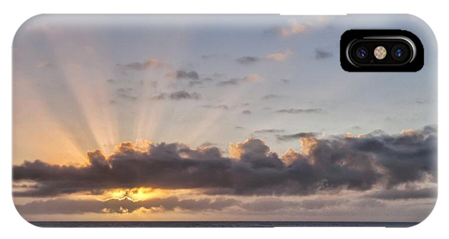 Ocean iPhone X Case featuring the photograph It's a sunset - So what by HW Kateley