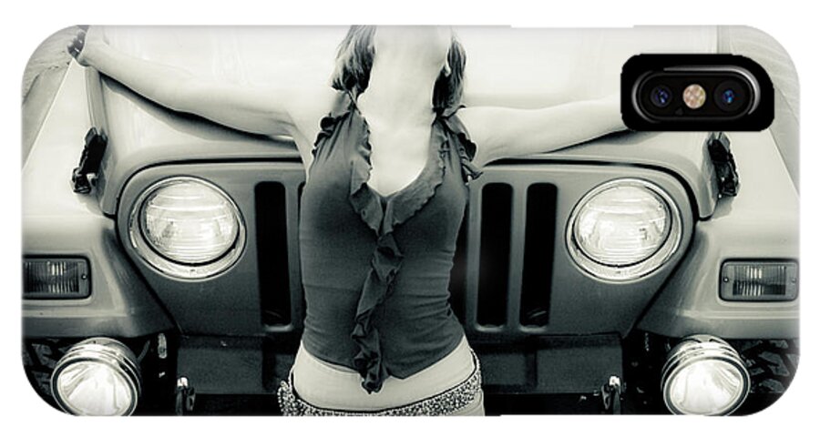 Woman iPhone X Case featuring the photograph Jeep by Scott Sawyer