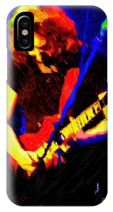 Jerry Garcia iPhone X Case featuring the photograph Stella Blue by Susan Carella