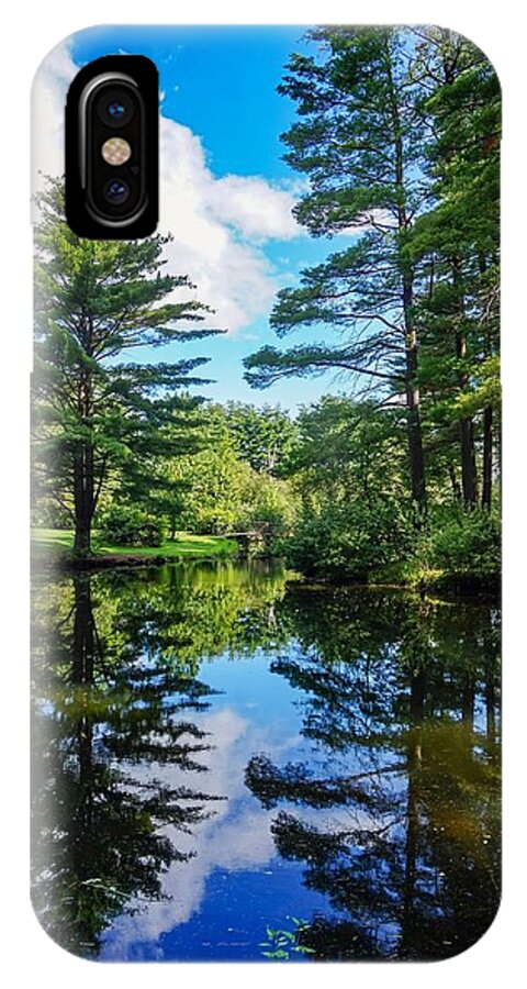  iPhone X Case featuring the photograph June Day at the Park by Kendall McKernon