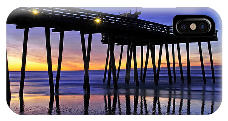 Ocean City iPhone X Case featuring the photograph Just Before Dawn by Dan Myers