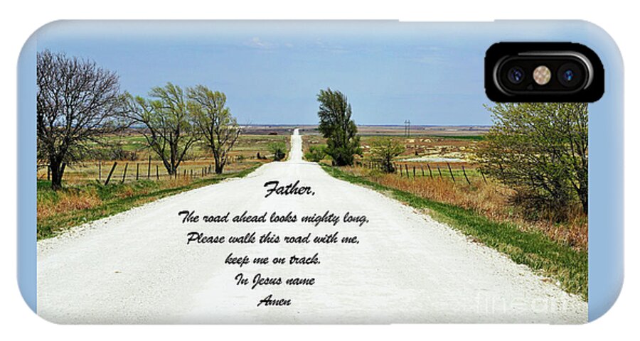 Kansas iPhone X Case featuring the photograph Kansas road by Merle Grenz