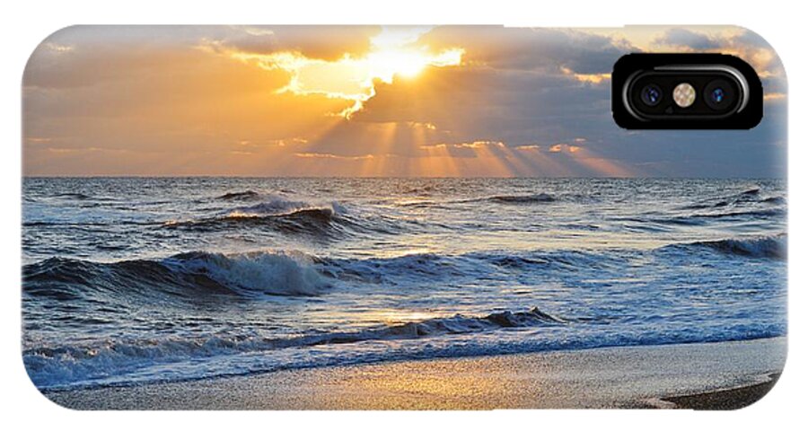 Obx Sunrise iPhone X Case featuring the photograph Kitty Hawk Sunrise by Barbara Ann Bell