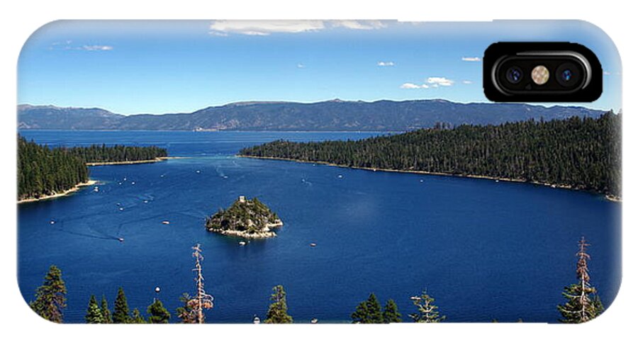 Emerald Bay iPhone X Case featuring the photograph Lake Tahoe Emerald Bay by Jeff Lowe