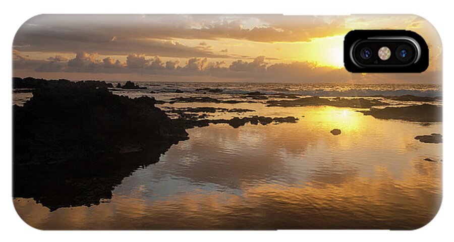 Hawaii iPhone X Case featuring the photograph Lanai Sunset #1 by Paul Quinn