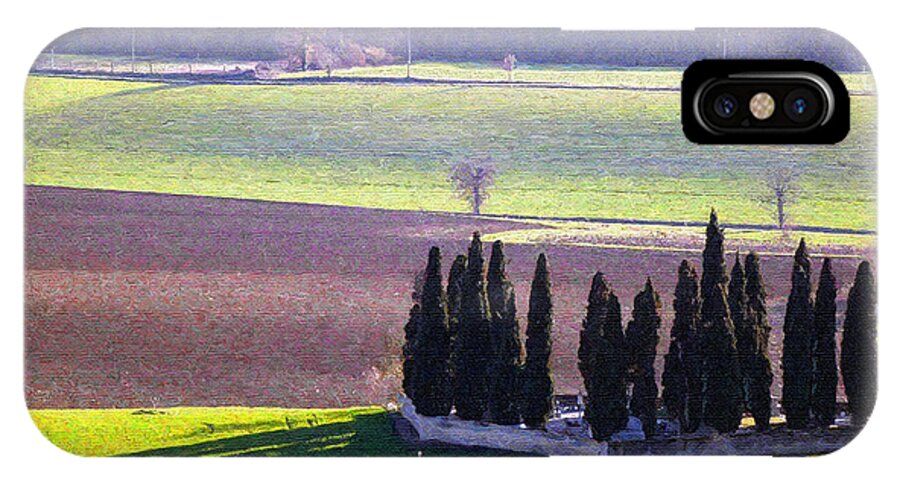 Autumn Light iPhone X Case featuring the photograph Landscape 3 by Jean Bernard Roussilhe