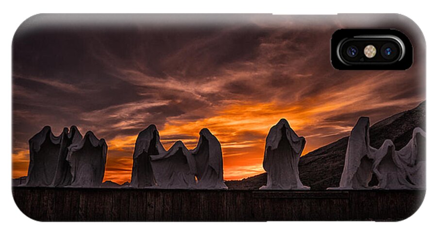 last Supper iPhone X Case featuring the photograph Last Supper at Sunset by Janis Knight