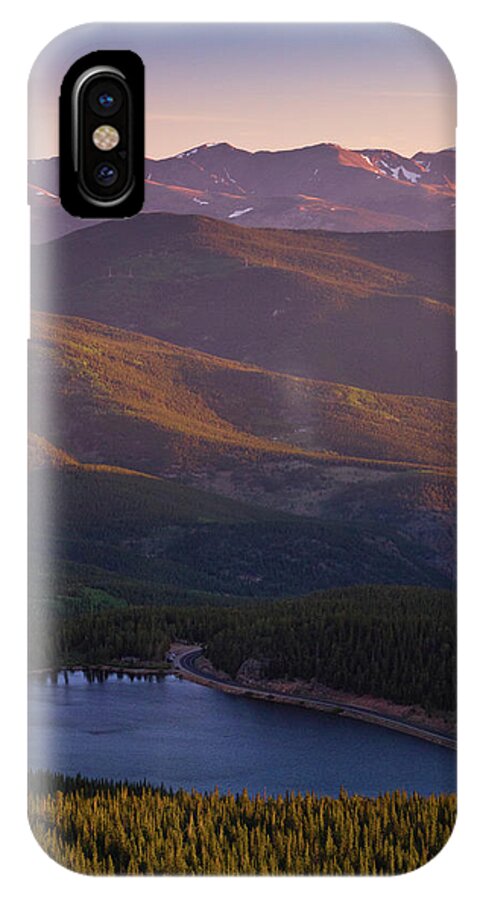 Alpenglow iPhone X Case featuring the photograph Layers by John De Bord
