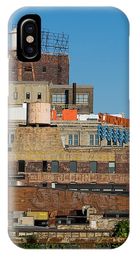 Pillsbury A Mill iPhone X Case featuring the photograph Layers of Minneapolis by Mike Evangelist