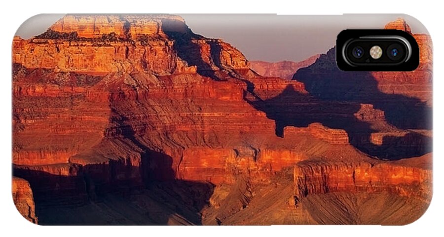 Grand Canyon Photography iPhone X Case featuring the photograph Layers of Red Rock by Jeff Folger