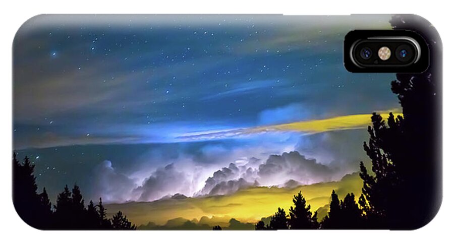 Night iPhone X Case featuring the photograph Layers Of The Night by James BO Insogna