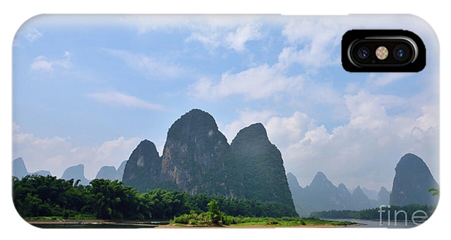 Li River iPhone X Case featuring the photograph Li River by Yinguo Huang