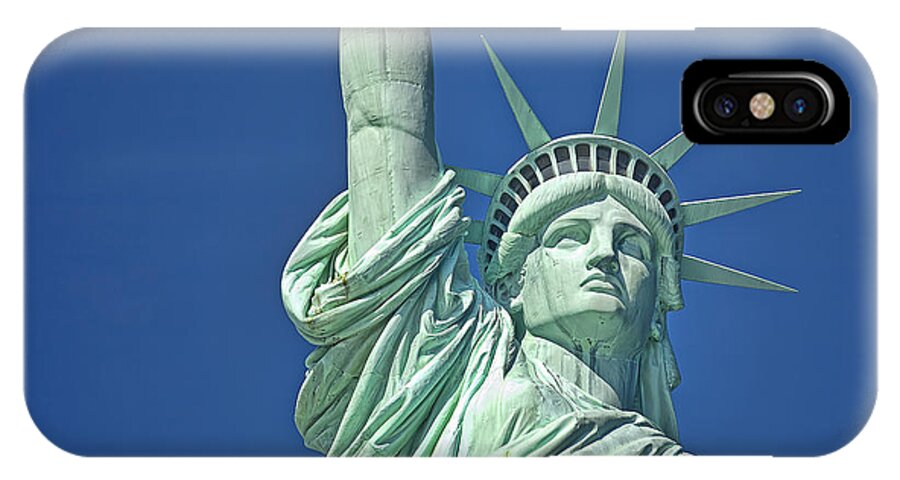 Statue Of Liberty iPhone X Case featuring the photograph Liberty by Mark Harrington