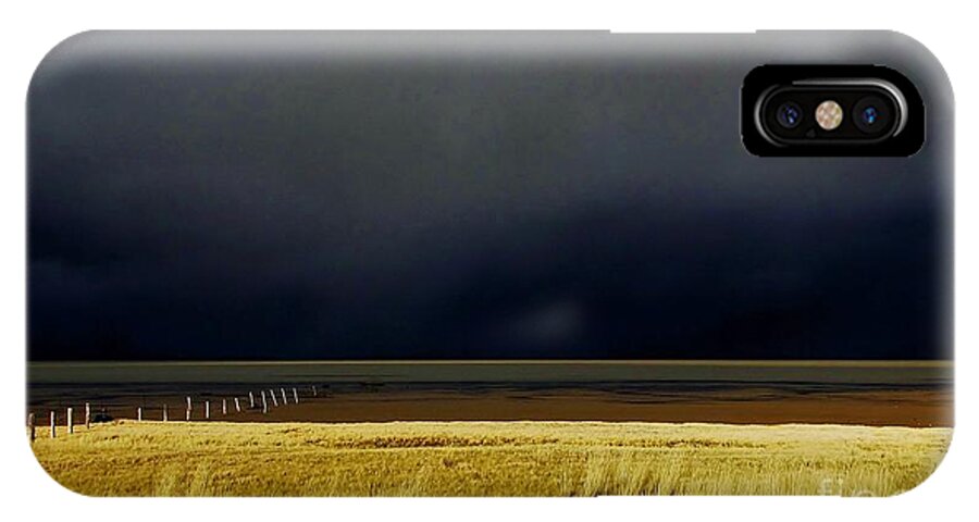 Light Before The Storm iPhone X Case featuring the photograph Light Before the Storm by Michele Penner