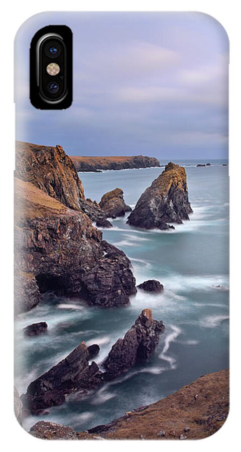 Kynance iPhone X Case featuring the photograph Lions Rock near Kynance by Pete Hemington
