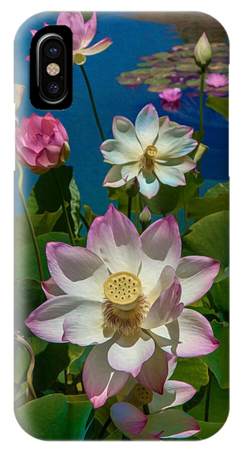 Lotus iPhone X Case featuring the photograph Lotus Pool by Chris Lord