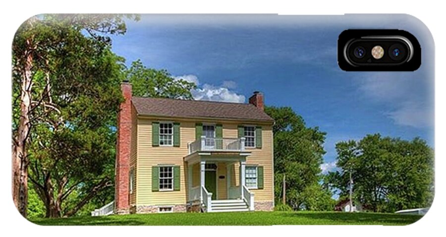 Ruralphotography iPhone X Case featuring the photograph Louis Ratte Labruyere House 1784
ste by Larry Braun