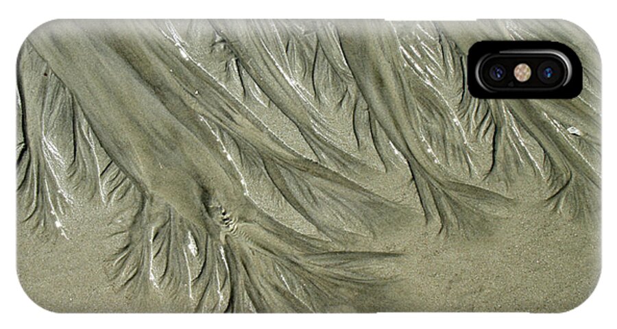 Beach iPhone X Case featuring the photograph Low Tide Abstracts IV by Cate Franklyn