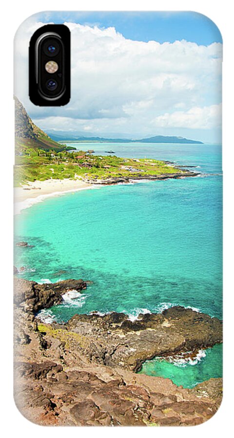 Beach iPhone X Case featuring the photograph Makapu'u Beach by Steven Myers