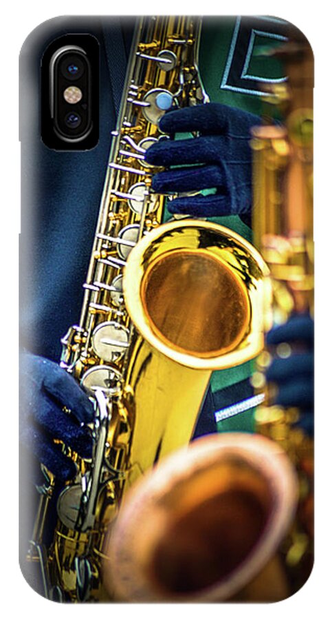 Optical Playground By Mp Ray iPhone X Case featuring the photograph Marching Band by Optical Playground By MP Ray