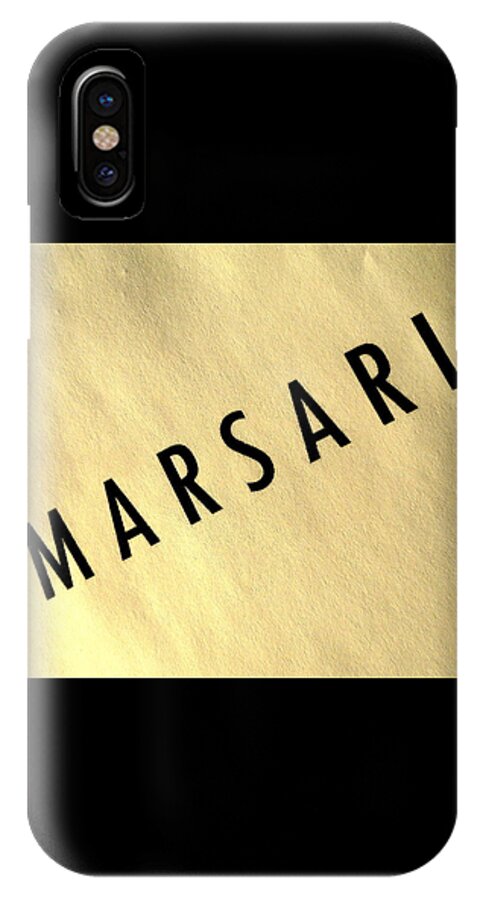 Gold iPhone X Case featuring the photograph Marsari Gold by Marsari