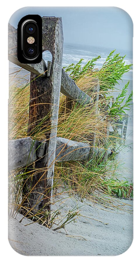 Landscape iPhone X Case featuring the photograph Marvel of An Ordinary Fence by Patrice Zinck