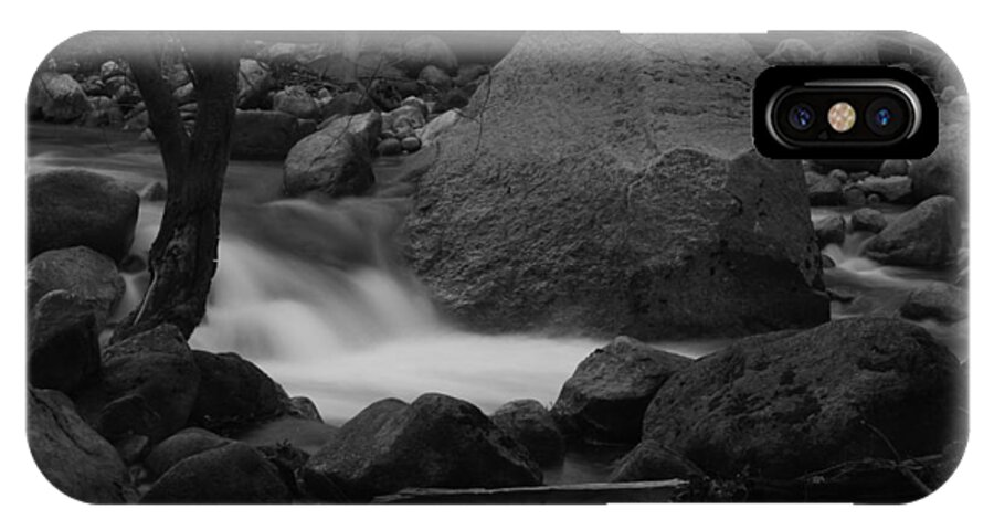 Merced River Rocks iPhone X Case featuring the photograph Merced River Rocks by Dusty Wynne