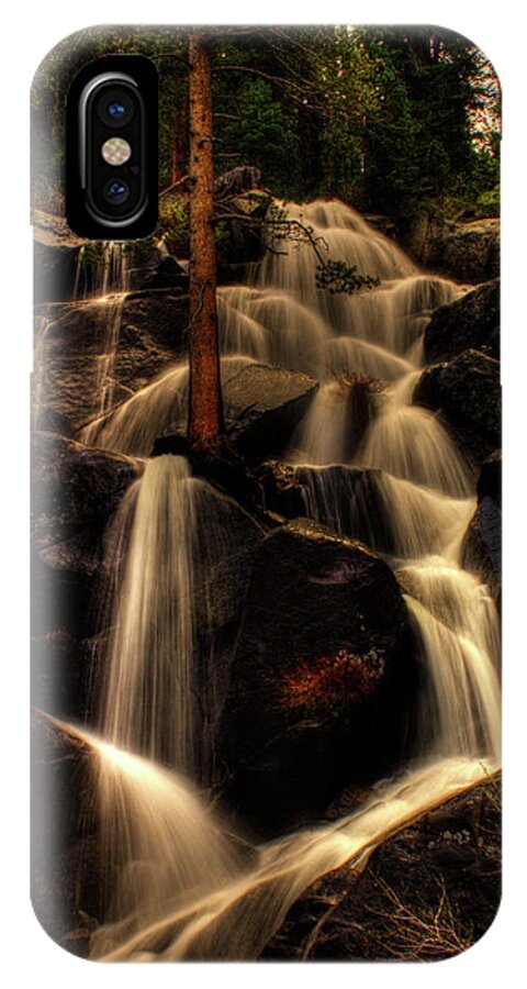 California iPhone X Case featuring the photograph Quaking Aspen Falls along Tioga Pass by Roger Passman