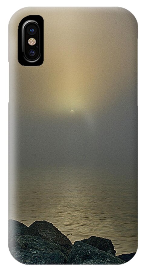 Sunrise iPhone X Case featuring the photograph Misty Sunrise Morning by Joseph Hollingsworth