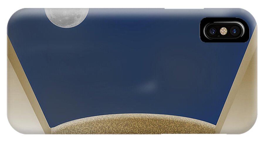 Photography iPhone X Case featuring the photograph Moon Roof by Paul Wear
