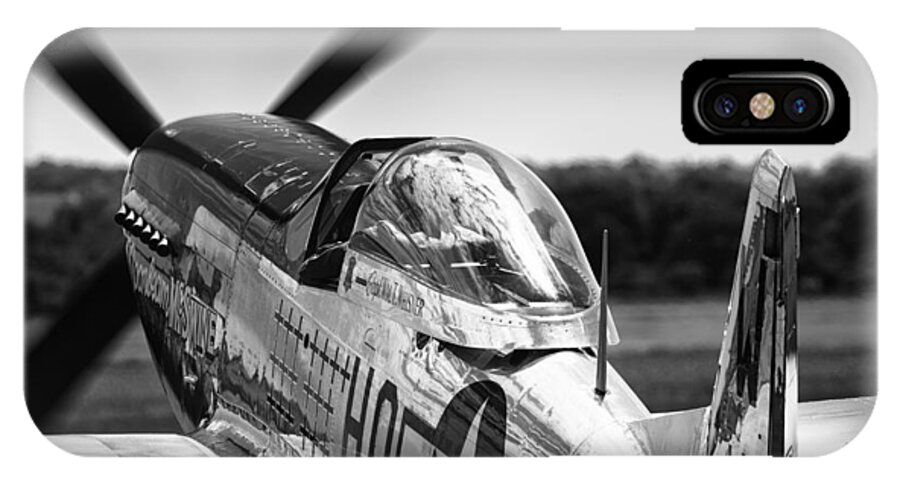 P51 iPhone X Case featuring the photograph Moonbeam McSwine by Ian Merton