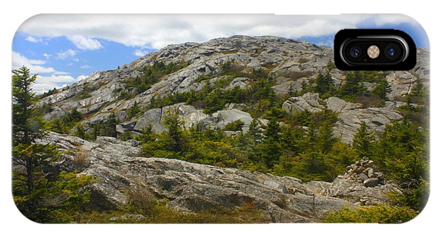 Mount Monadnock iPhone X Case featuring the photograph Mount Monadnock Summit from Pumpelly Trail by John Burk