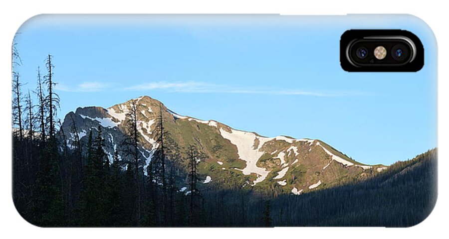 Pines iPhone X Case featuring the photograph Mountain in Rocky Mountian NP CO by Margarethe Binkley