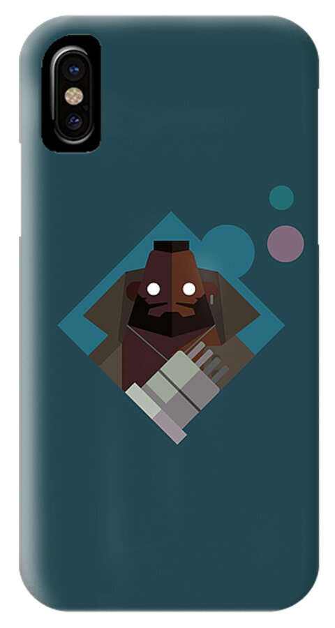 Ffvii iPhone X Case featuring the digital art Mr. Wallace by Michael Myers