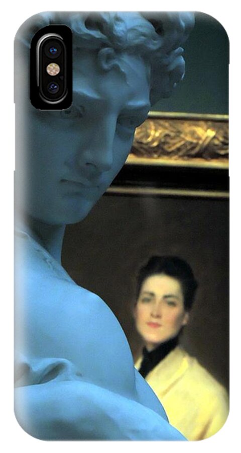 Art iPhone X Case featuring the photograph Museum Critic by Vincent Green