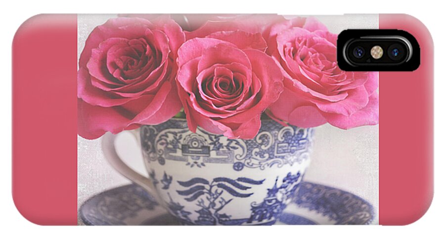 Roses iPhone X Case featuring the photograph My Sweet Charity by Lyn Randle