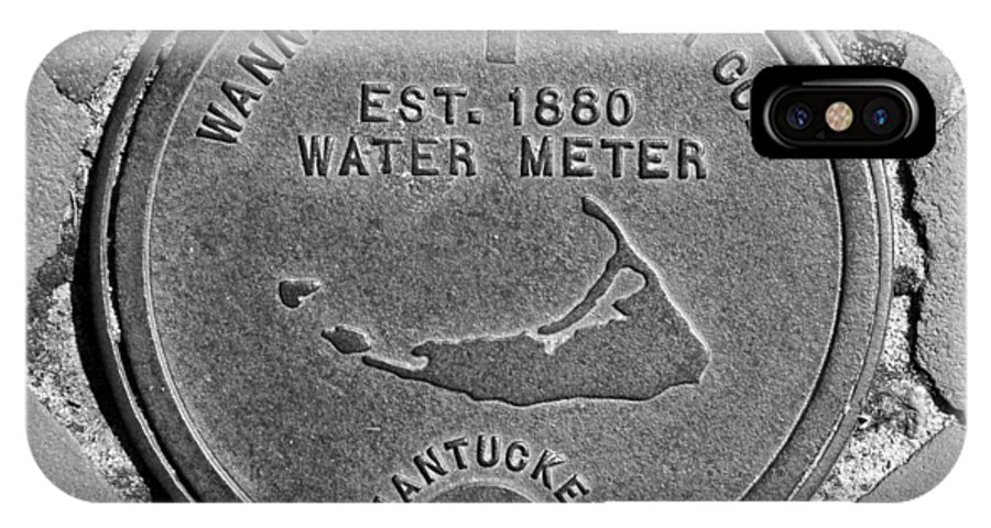 Nantucket iPhone X Case featuring the photograph Nantucket Water Meter Cover by Charles Harden